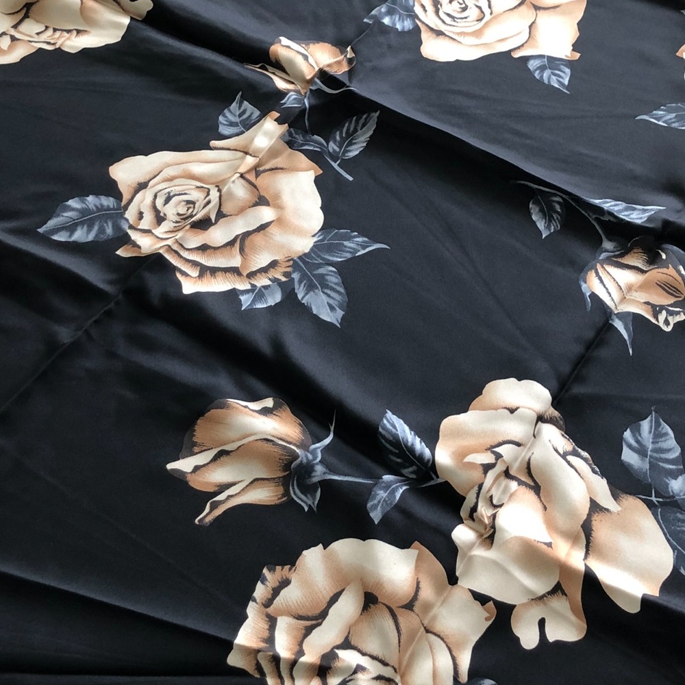 Valentino Black and Cream wrap